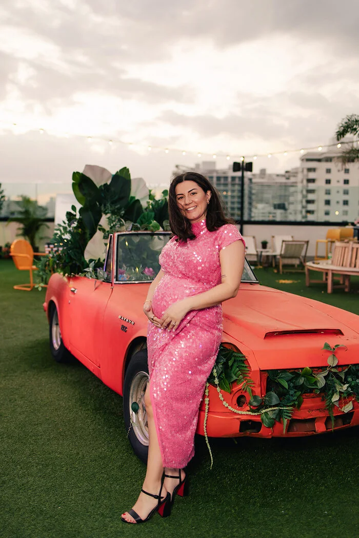 Gender Reveal at Rooftop Cinema Club, Miami — Event photography