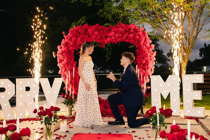 Proposal at Private residence, Southwest Ranches — Proposal photography